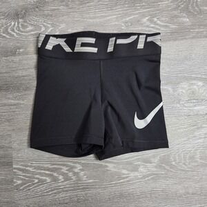 Nike Pro Womens 3" Training Compression Shorts Black - Dri-FIT - Size XS